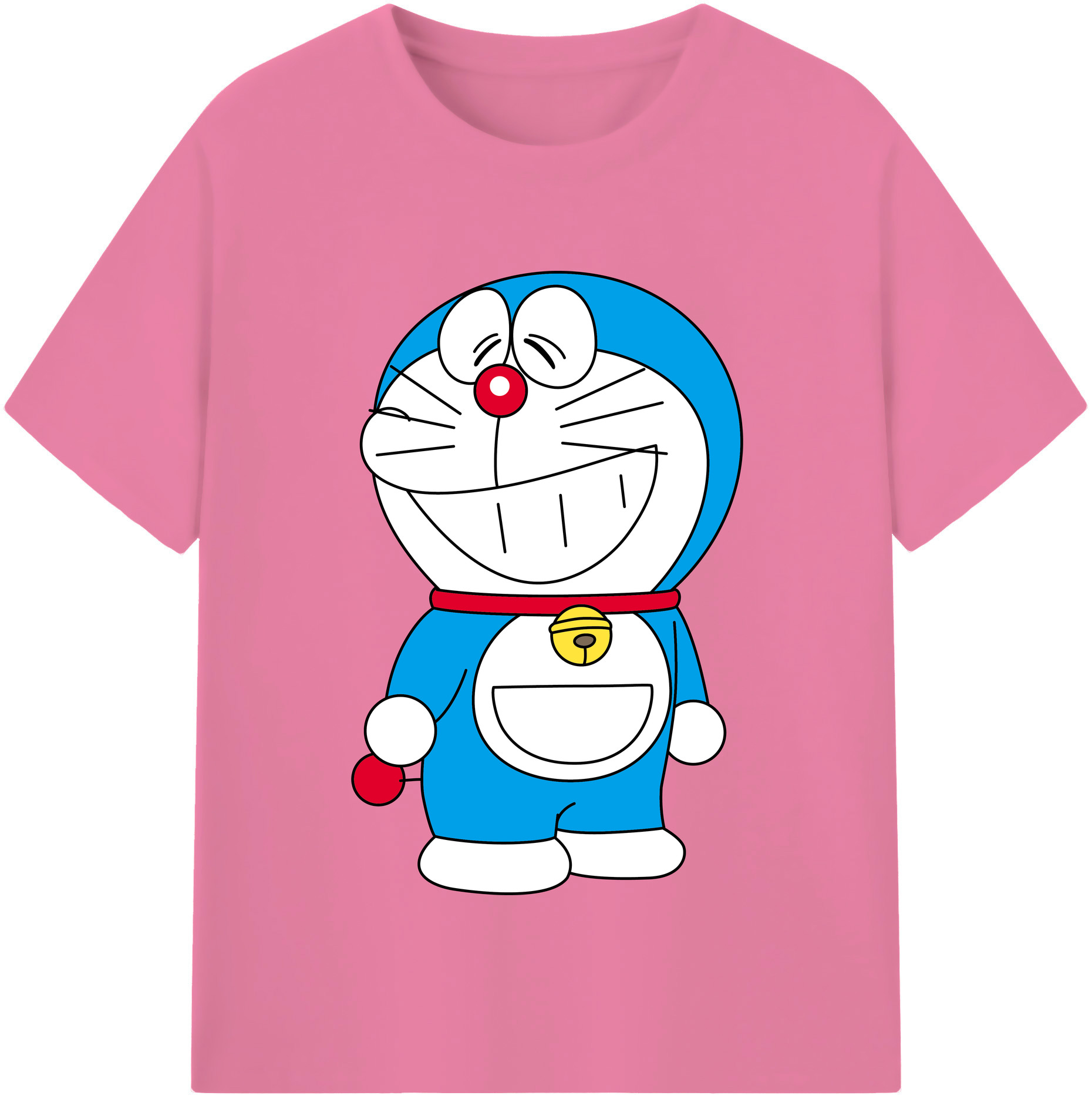 （画像用） ドラえもん Doraemon 綿100％半袖Tシャツ（フロントプリント）